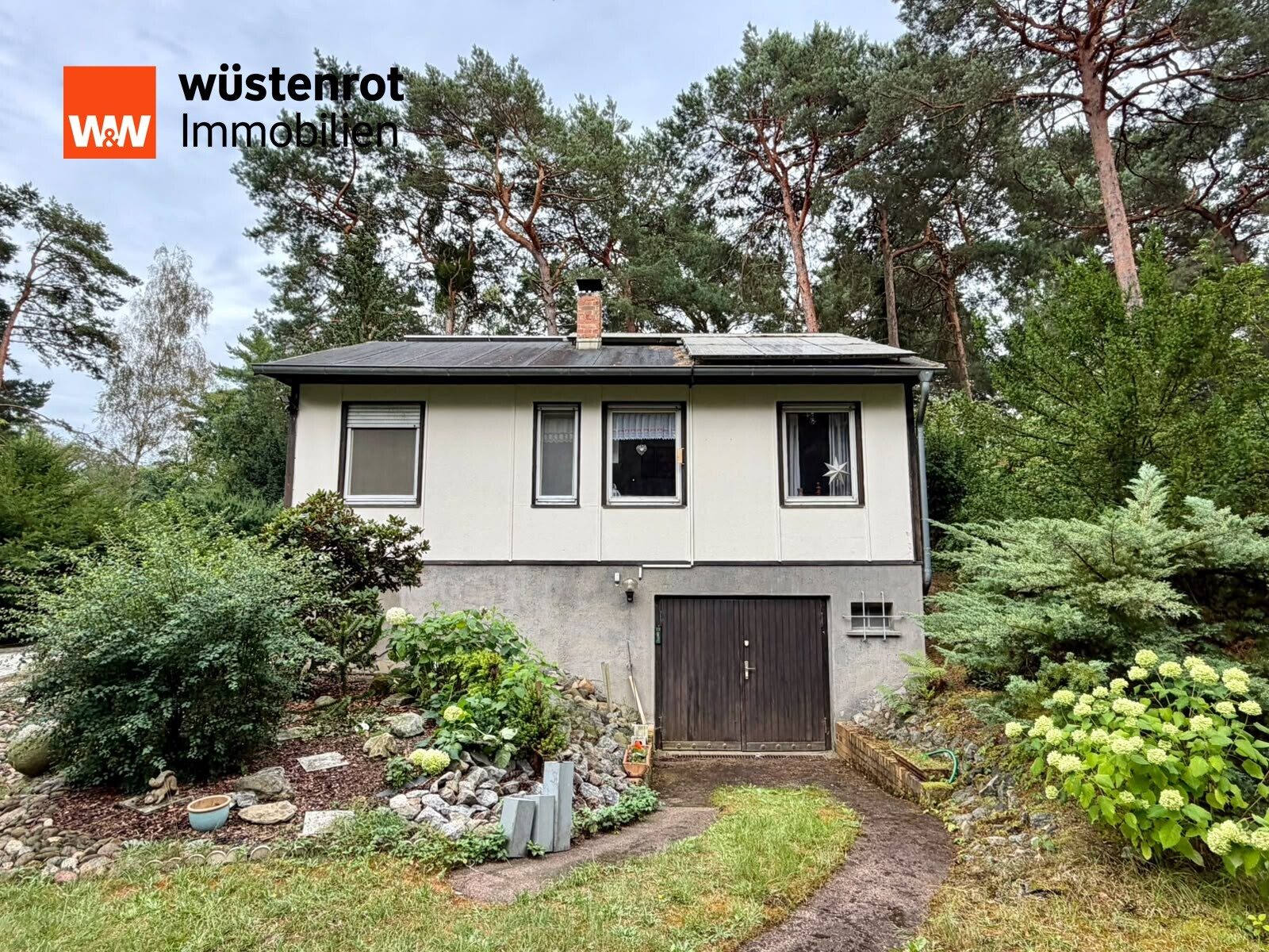 Immobilienangebot - Teupitz - Alle - Idyllischer Wochenendbungalow am Wasser mit eigenem Steg & großem Waldgrundstück