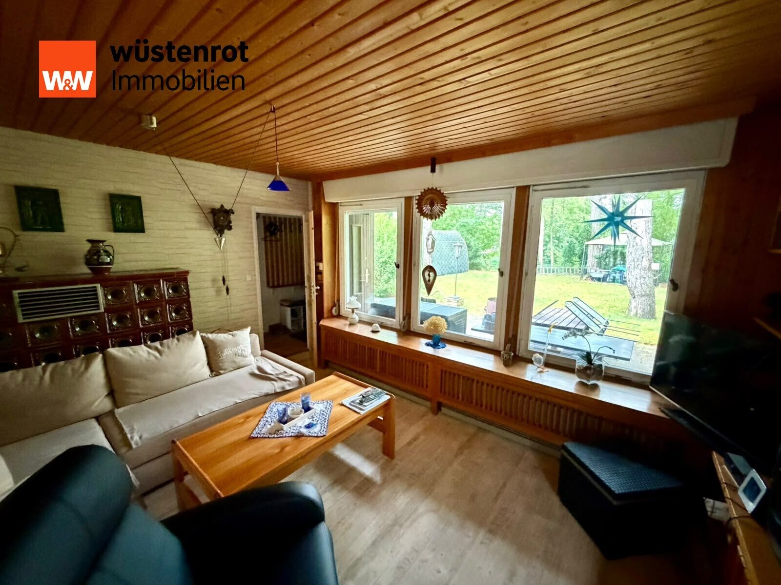 Immobilienangebot - Teupitz - Alle - Idyllischer Wochenendbungalow am Wasser mit eigenem Steg & großem Waldgrundstück