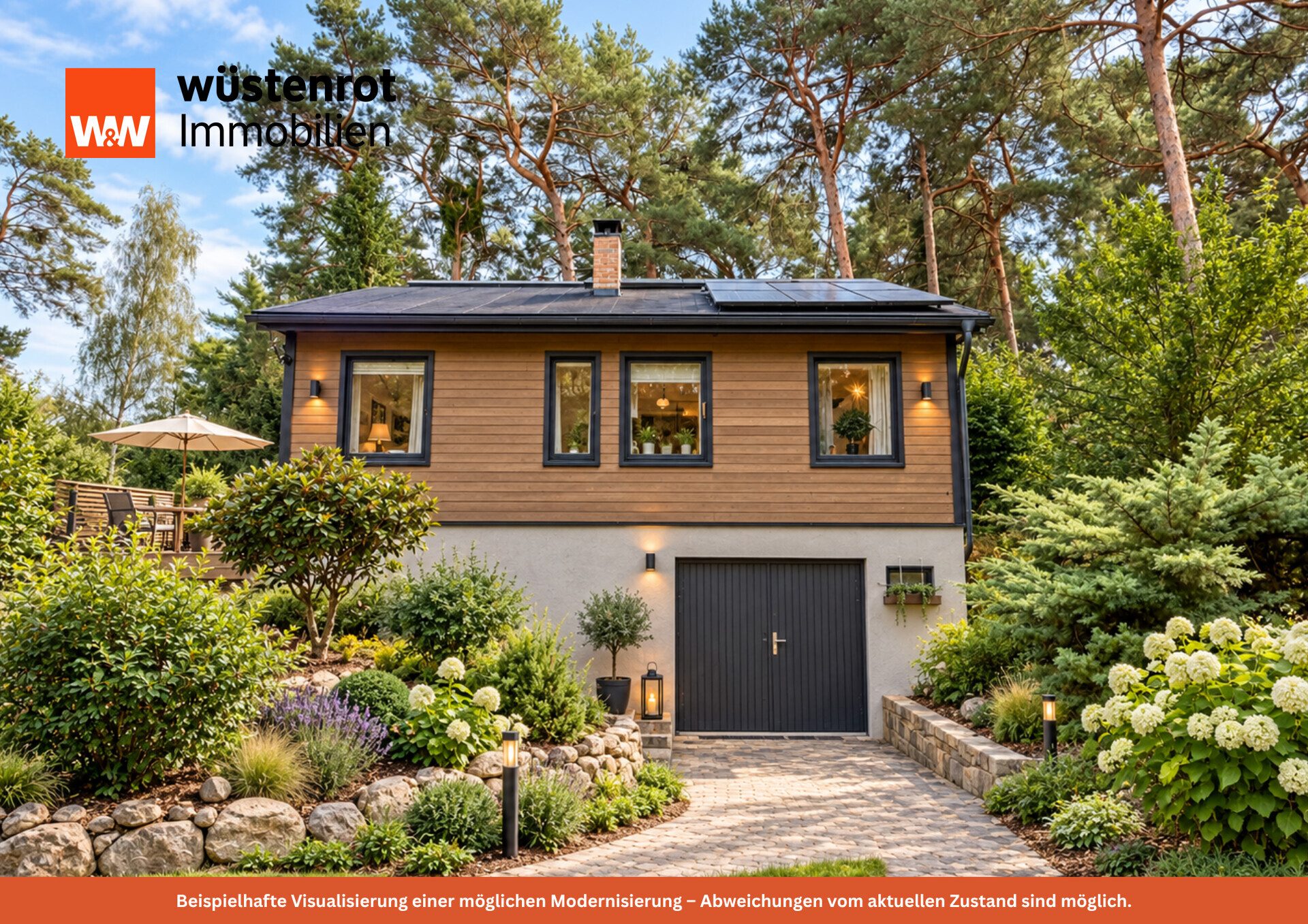 Immobilienangebot - Teupitz - Alle - Idyllischer Wochenendbungalow am Wasser mit eigenem Steg & großem Waldgrundstück