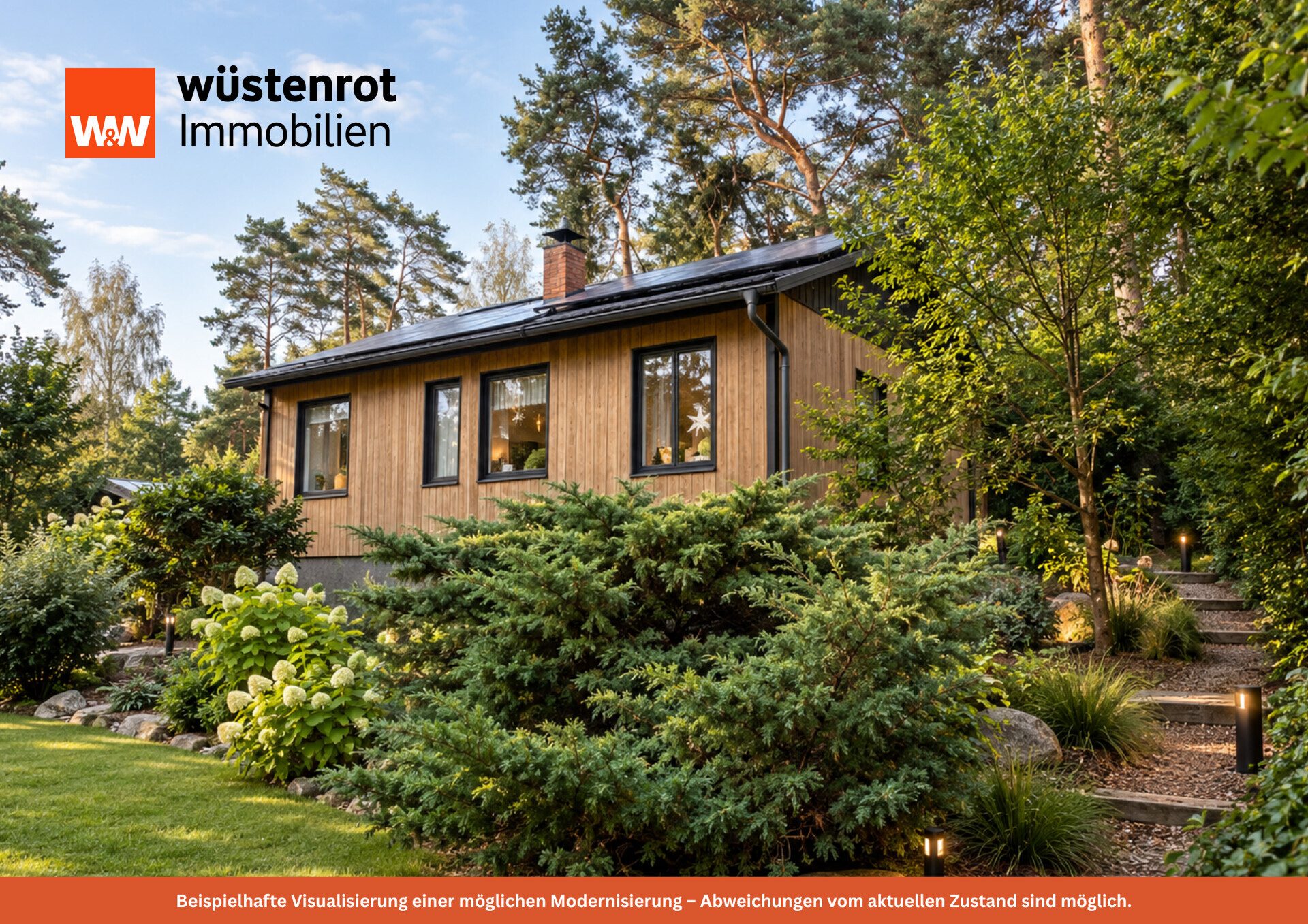 Immobilienangebot - Teupitz - Alle - Idyllischer Wochenendbungalow am Wasser mit eigenem Steg & großem Waldgrundstück