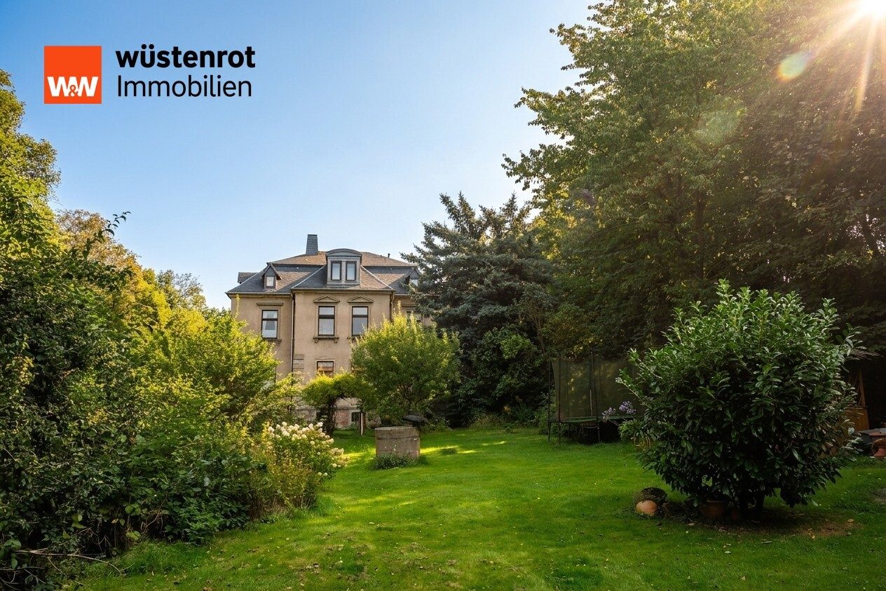 Immobilienangebot - Lunzenau / Cossen - Alle - Historische Villa mit Wald, Oase & großem Grundstück – Wohnen, Arbeiten & Vermieten