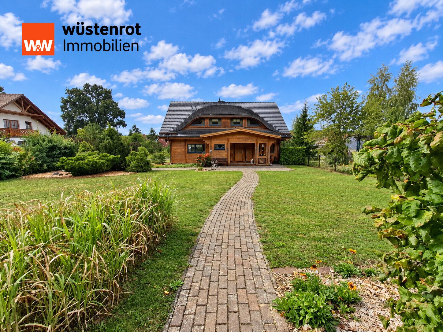 Immobilienangebot - Jatznick - Alle - Ein Zuhause mit Charakter – exklusives Holzhaus inkl. Sauna mit Traumgarten und besonderem Ambiente