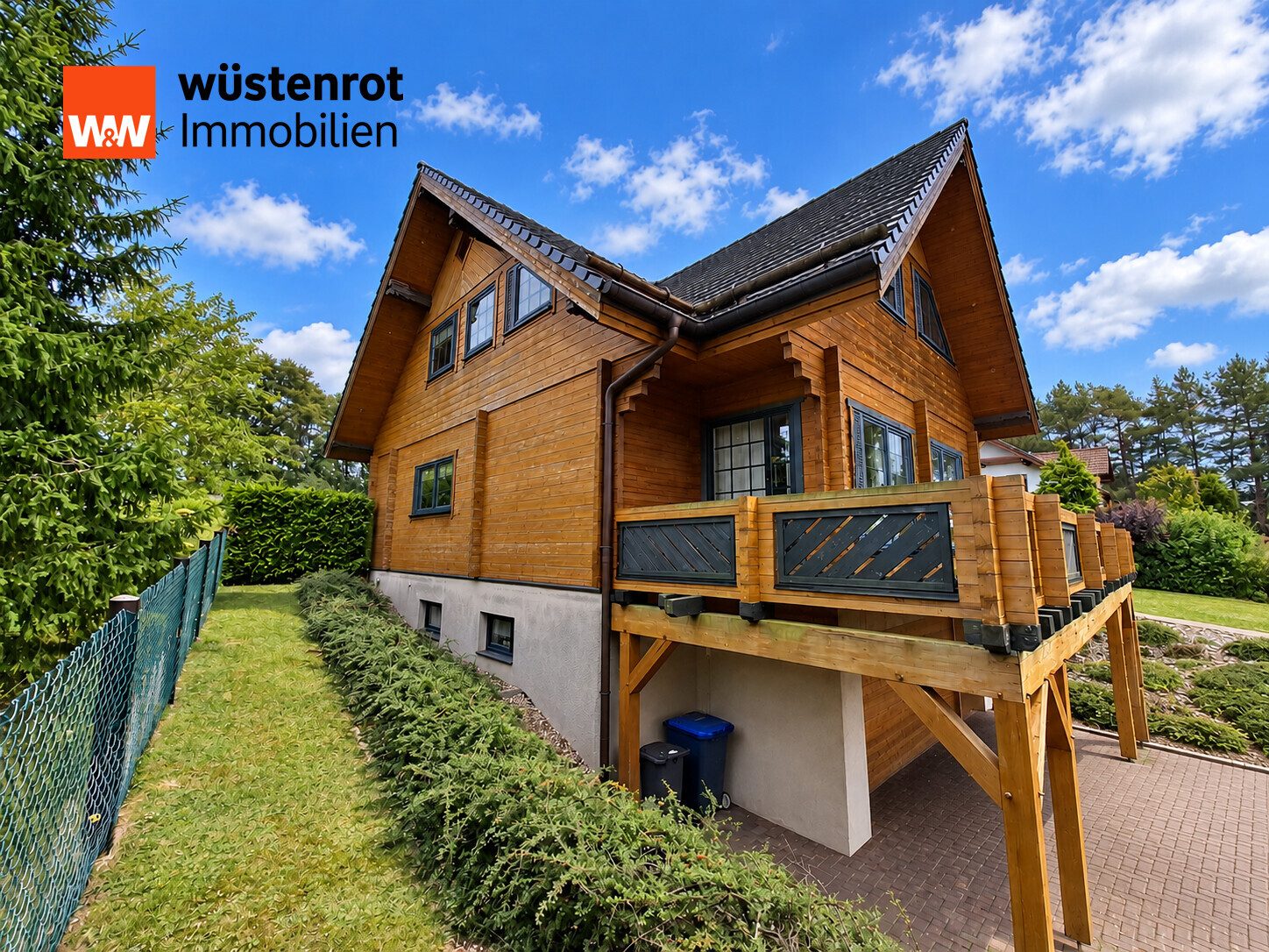 Immobilienangebot - Jatznick - Alle - Ein Zuhause mit Charakter – exklusives Holzhaus inkl. Sauna mit Traumgarten und besonderem Ambiente