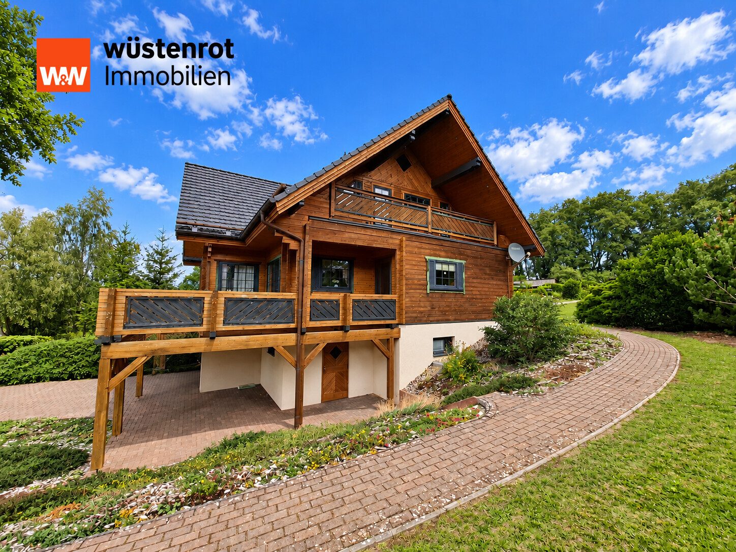 Immobilienangebot - Jatznick - Alle - Ein Zuhause mit Charakter – exklusives Holzhaus inkl. Sauna mit Traumgarten und besonderem Ambiente