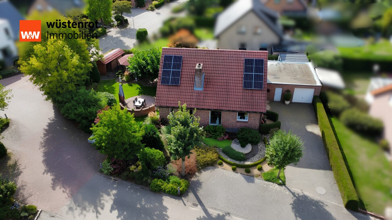 Immobilienangebot - Emsbüren - Alle - Garten-Oase, Kamin-Romantik & Wärmepumpe: Das perfekte Zuhause in Emsbüren!