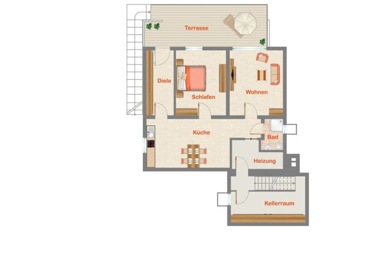 Immobilienangebot - Trier - Alle - Kapitalanlage in Trier: Mehrfamilienhaus mit 3 Wohnungen, 2 Garagen & Einzelgrundbüchern