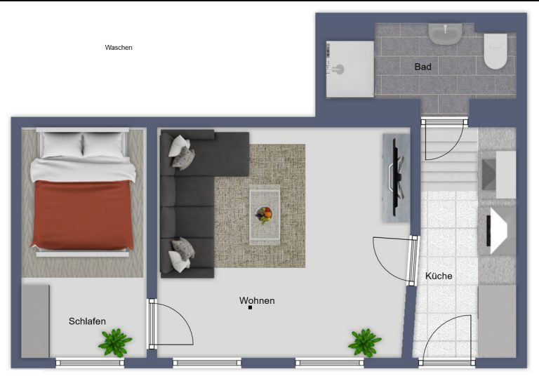 Immobilienangebot - Solingen - Alle - Historisch wohnen, modern leben: Modernisiertes Einfamilienhaus mit Einliegerwohnung (3D-Rundgang).