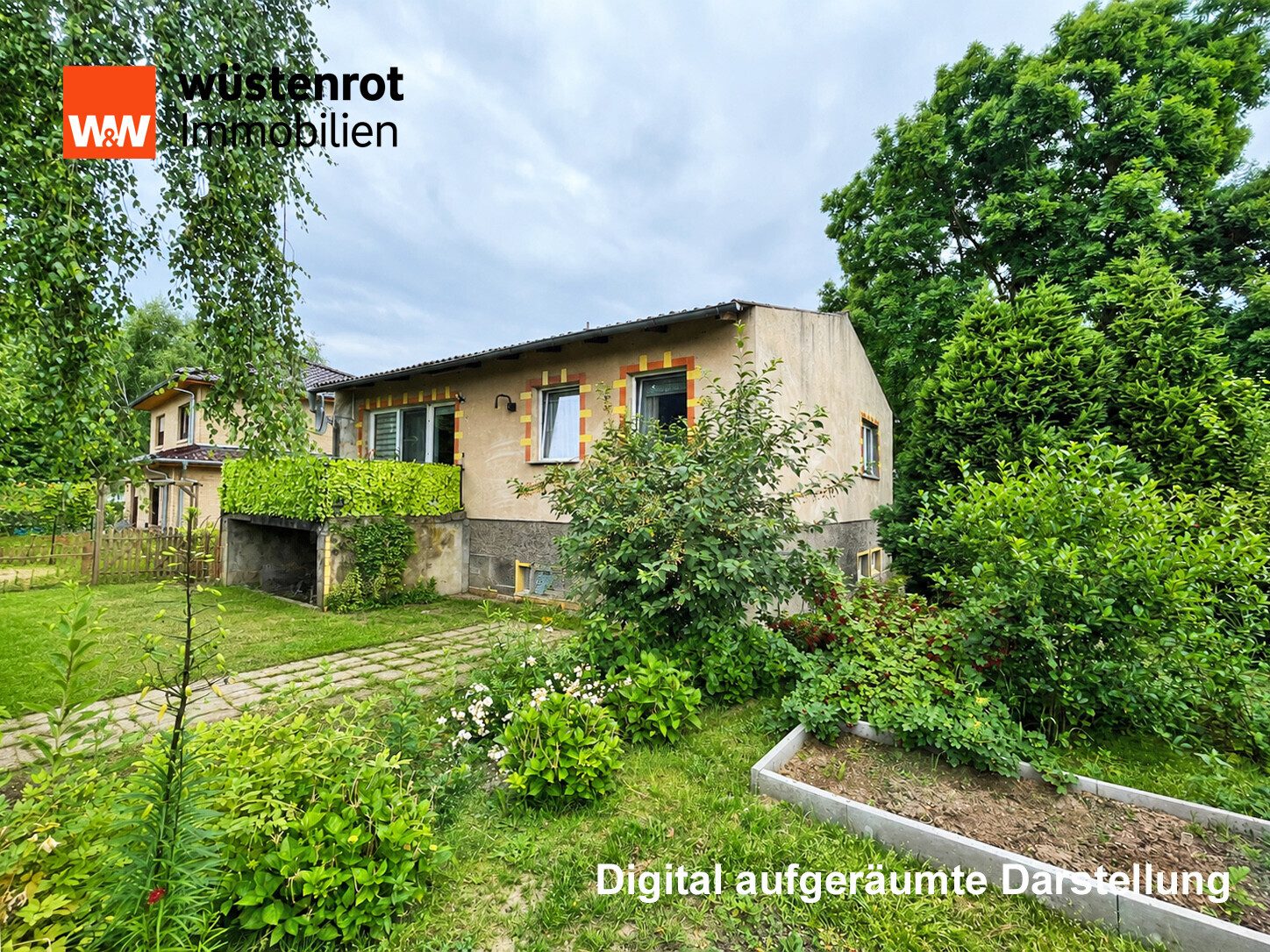 Immobilienangebot - Süderholz - Alle - WOHNEN AUF EINER EBENE: MIT EINBAUKÜCHE + VOLLKELLER + BEREITS MODERNISIERTER WOHNUNG + GRUNDSTÜCK