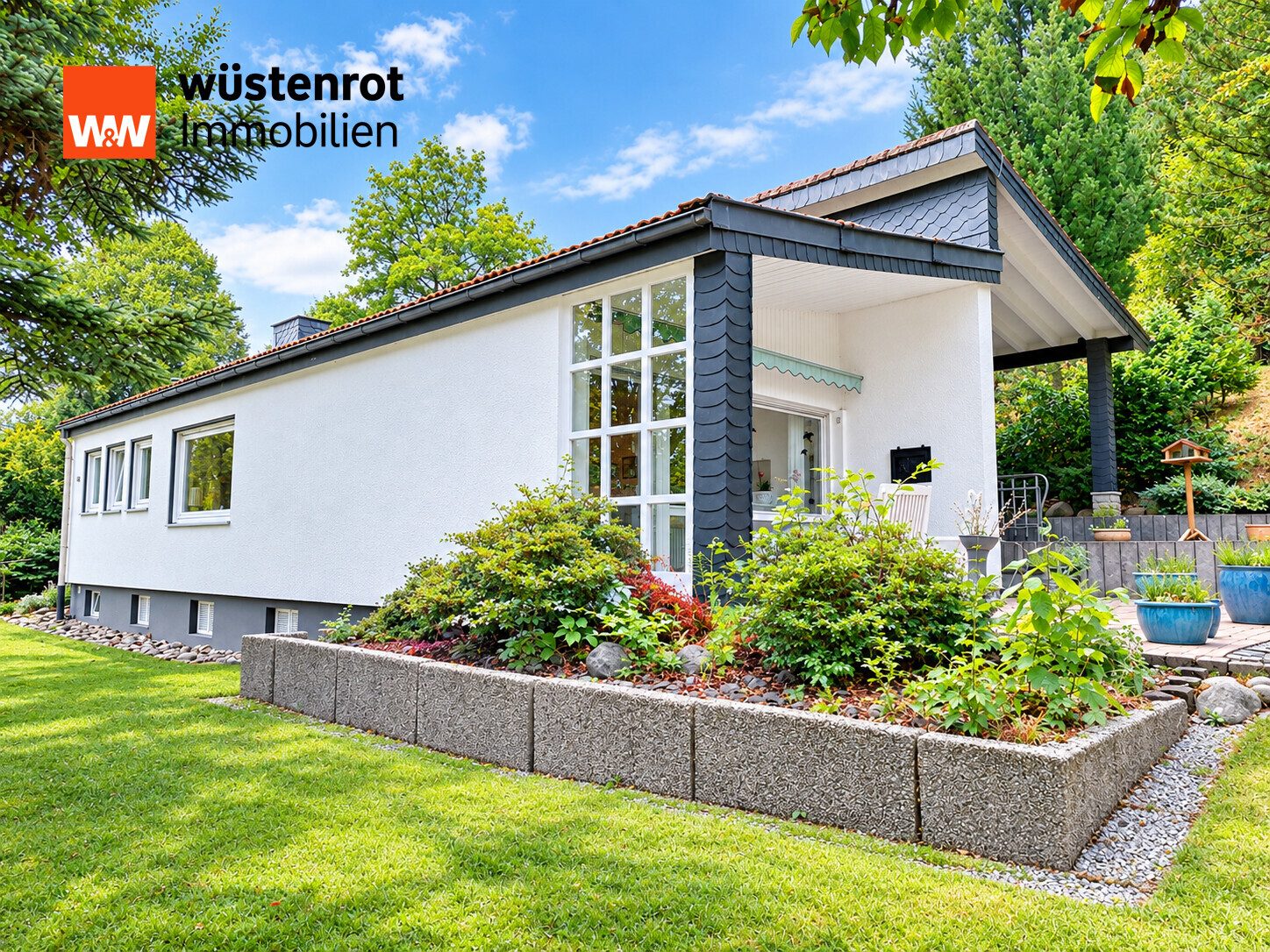 Immobilienangebot - Bad Berleburg - Alle - ***Familienglück im Grünen: Ruhig gelegener Bungalow direkt am Waldrand!***