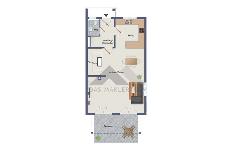 Immobilienangebot - Wolfratshausen - Alle - Modernes Familienheim im Herzen von Wolfratshausen – 6 Zimmer, offener Wohnessbereich und Vollkeller