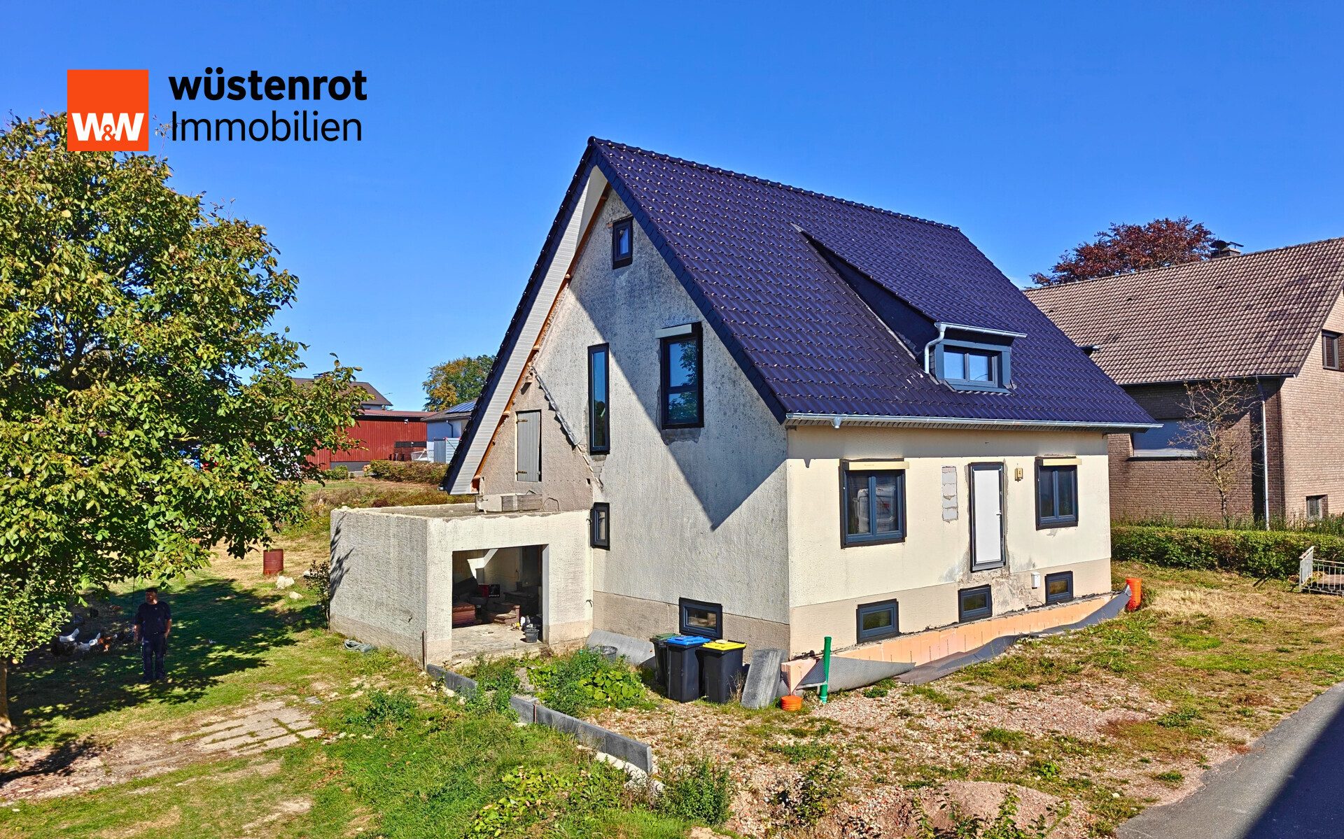 Immobilienangebot - Altenbeken - Alle - Großzügiges Wohnhaus mit weitläufigem Grundstück zur individuellen Fertigstellung in Altenbeken-Buke