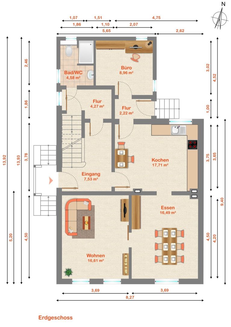 Immobilienangebot - Dortmund / Bövinghausen - Alle - Charmante Doppelhaushälfte mit viel Potenzial in grüner Lage von Dortmund/Bövonghausen