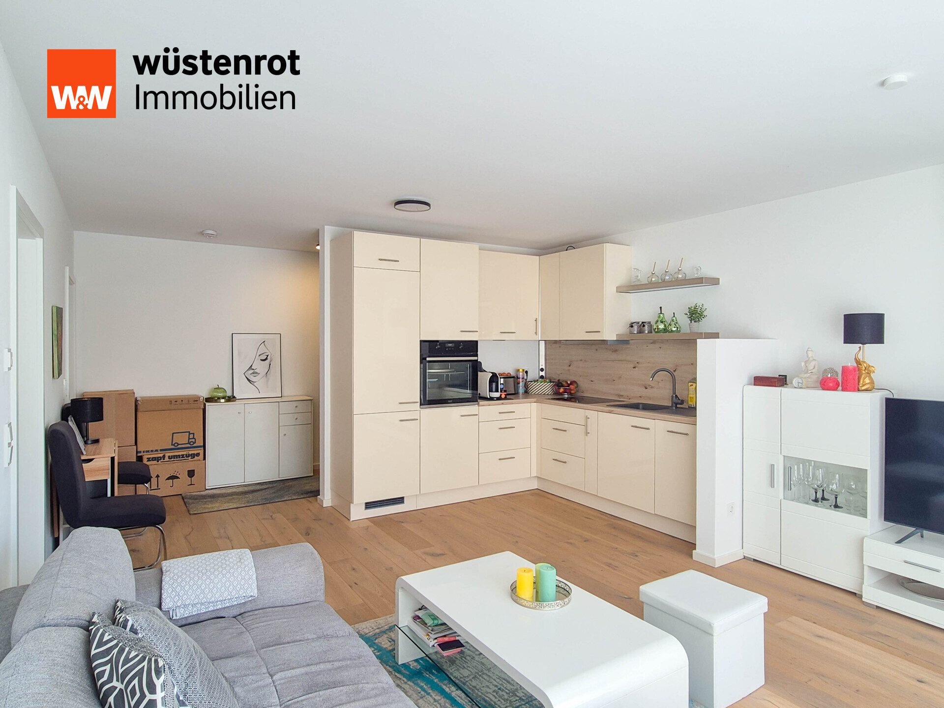 Immobilienangebot - Kleinostheim - Alle - Exklusives Wohngefühl am Waldrand: Neuwertige Erdgeschosswohnung mit sonniger Terrasse in Bestlage