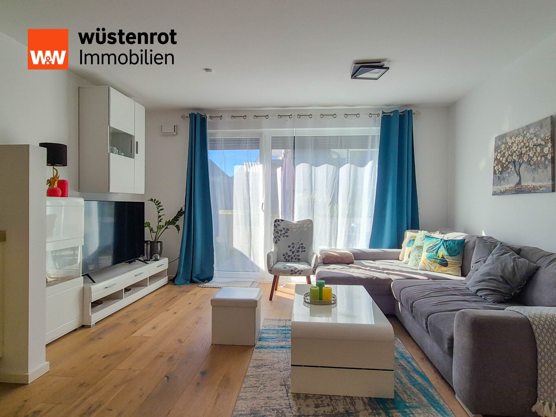 Immobilienangebot - Kleinostheim - Alle - Exklusives Wohngefühl am Waldrand: Neuwertige Erdgeschosswohnung mit sonniger Terrasse in Bestlage