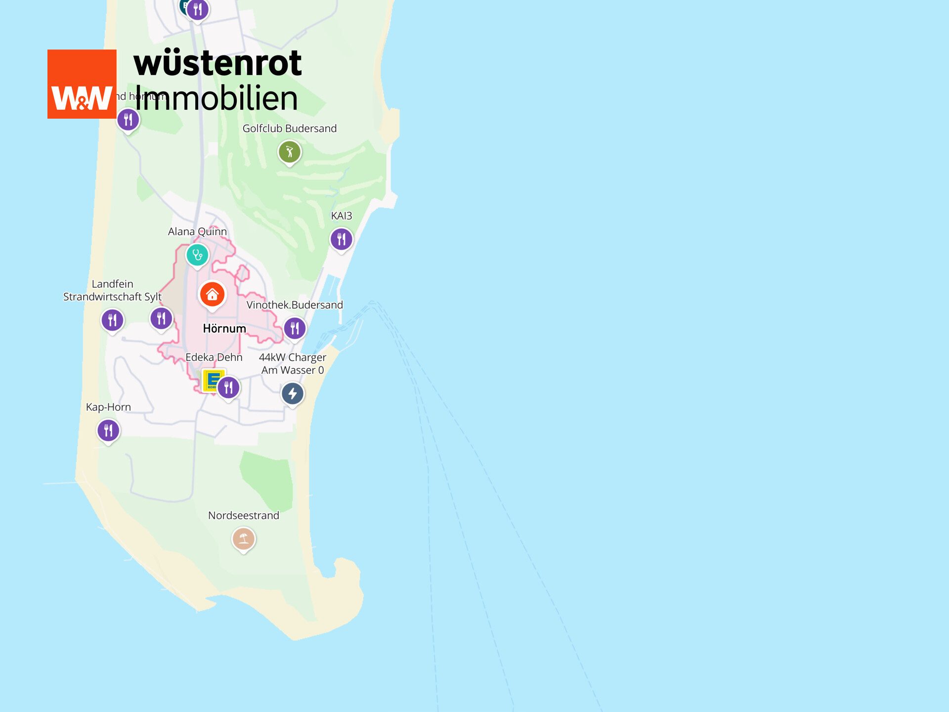 Immobilienangebot - Hörnum - Alle - Schnuckelige 2 -Zimmerwohnung auf Sylt/ Hörnum, nur 5 Min. Fußweg zum Strand
