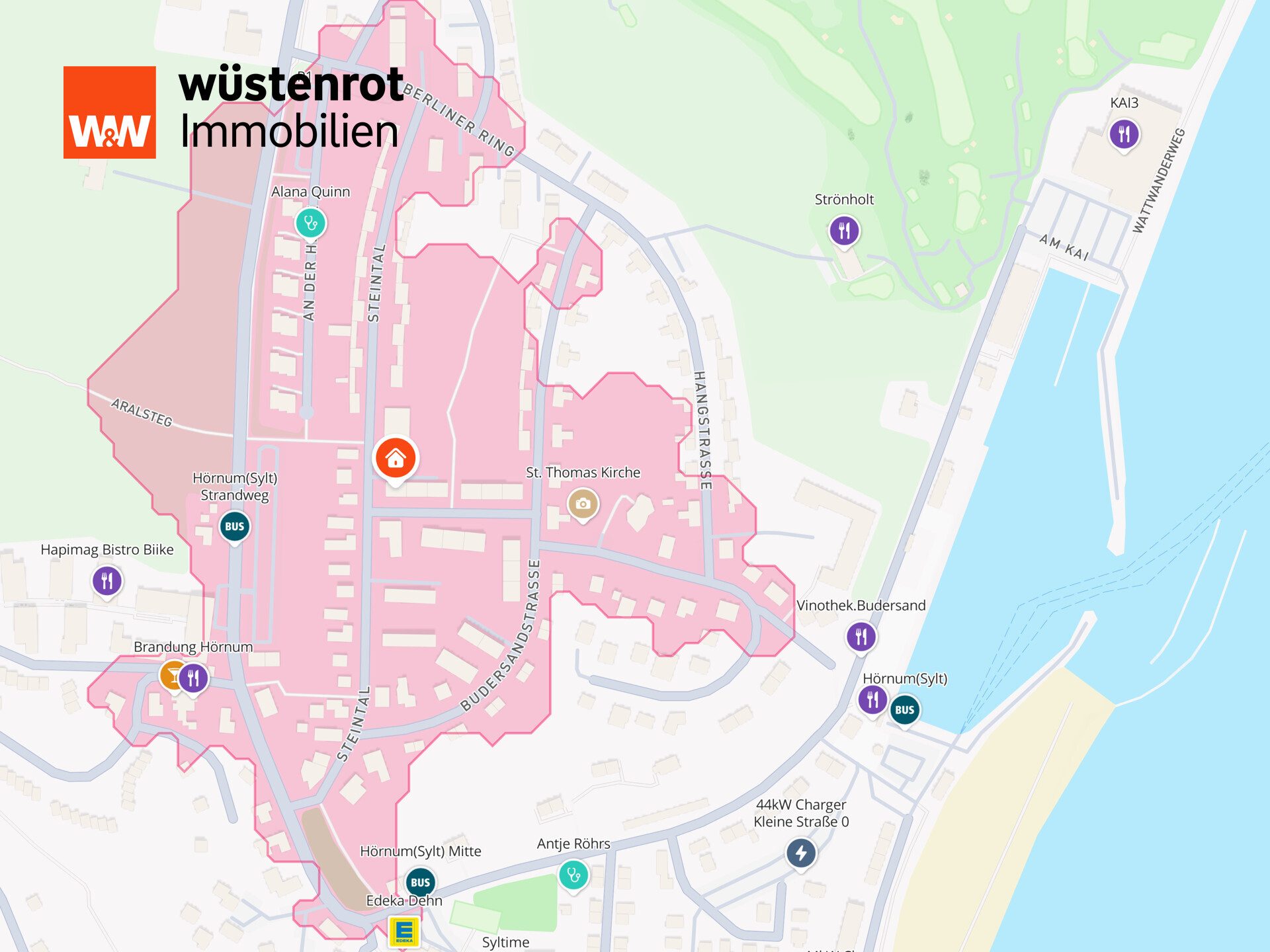 Immobilienangebot - Hörnum - Alle - Schnuckelige 2 -Zimmerwohnung auf Sylt/ Hörnum, nur 5 Min. Fußweg zum Strand
