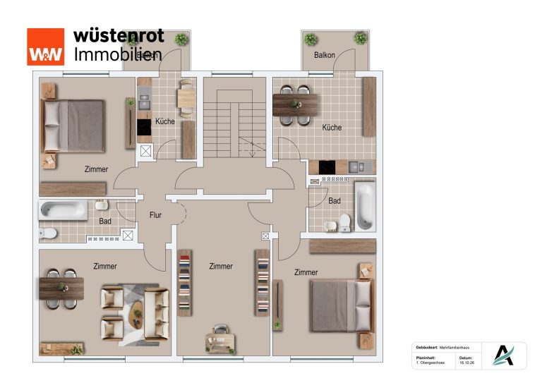 Immobilienangebot - Pforzheim - Alle - Attraktives 8-Familienhaus als Kapitalanlage – voll vermietet mit laufenden Mieteinnahmen