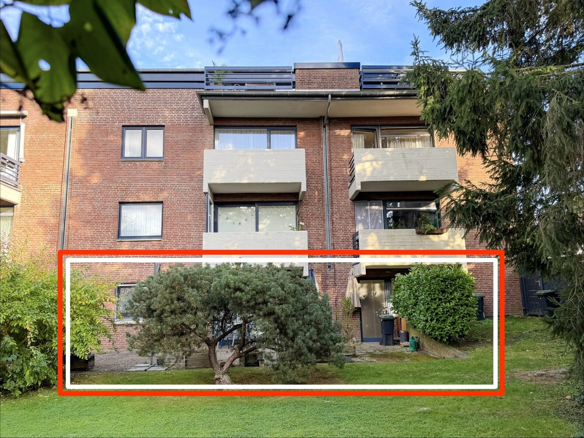 Immobilienangebot - Aachen - Alle - geräumige Eigentumswohnung mit großer Terrasse und Zugang zum Garten