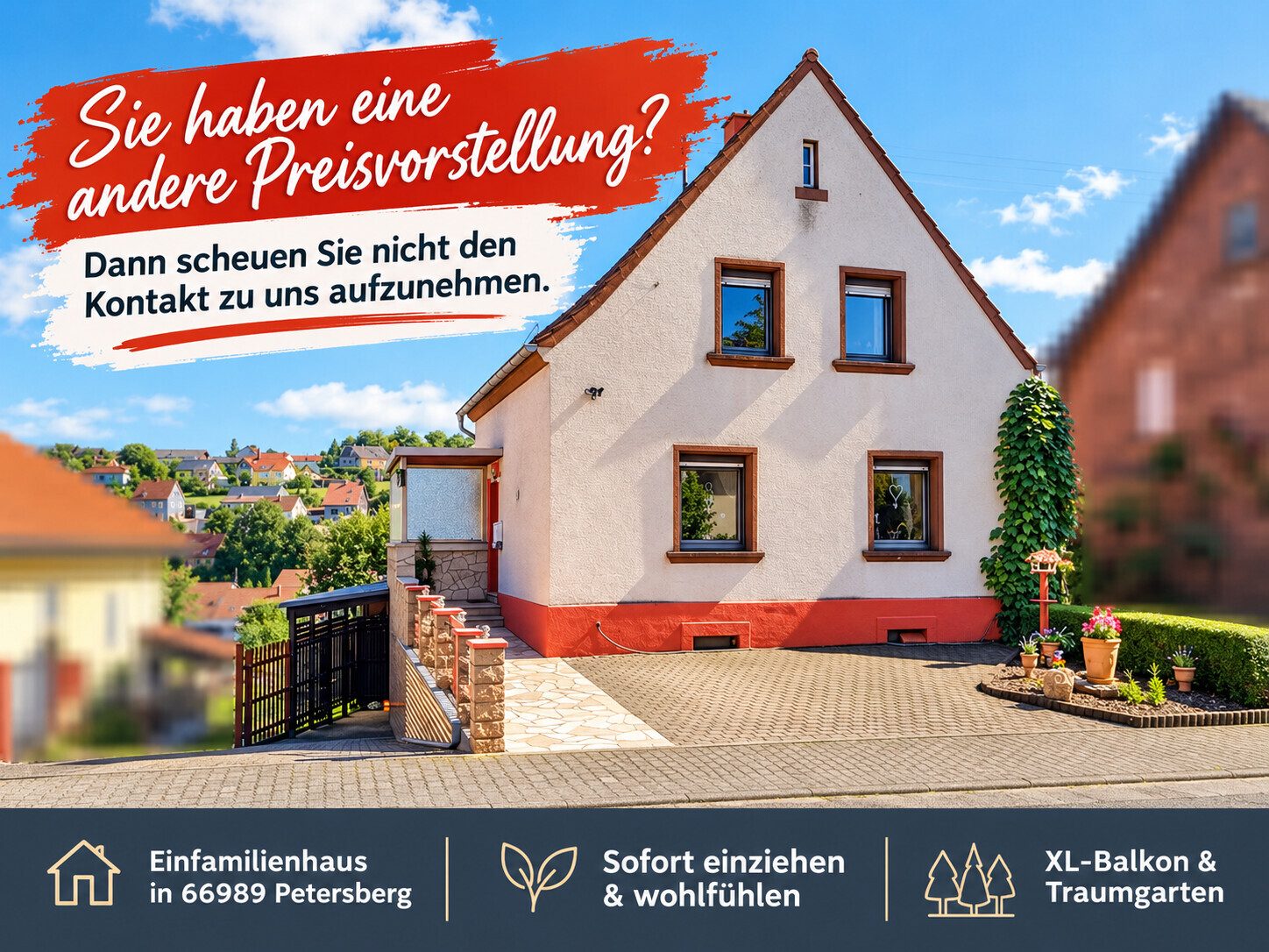 Immobilienangebot - Petersberg - Alle - Hier wohnt das Glück! Einzigartiges Eigenheim mit traumhafter Gartenkulisse