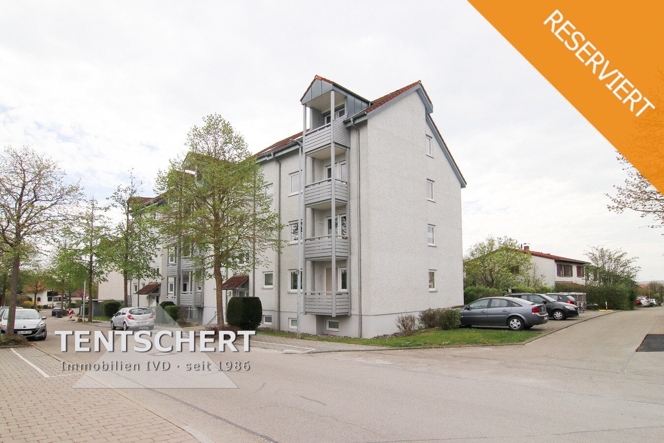 Immobilienangebot - Dornstadt - Alle - 1,5 Zi.-Whg. inkl. Süd-West-Balkon und Außenstellplatz