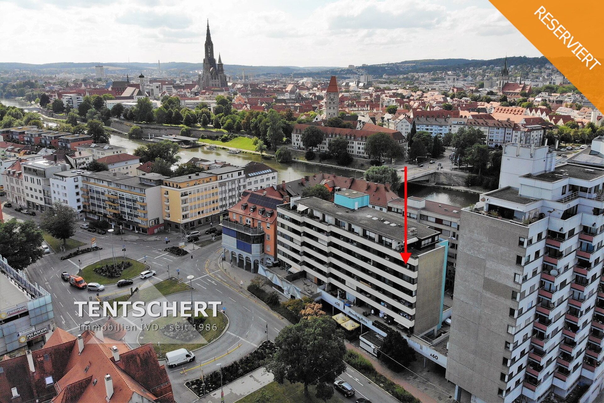 Immobilienangebot - Neu-Ulm - Alle - Wohnen über den Dächern - Citywohnung in Neu-Ulm