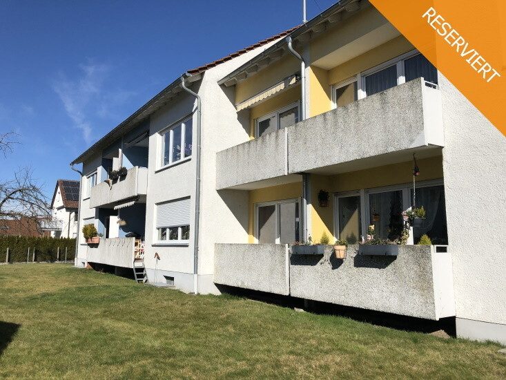 Reserviert Immobilienangebot - Illerkirchberg - Alle - Ruhig gelegene 1-Zimmer Wohnung mit Südbalkon