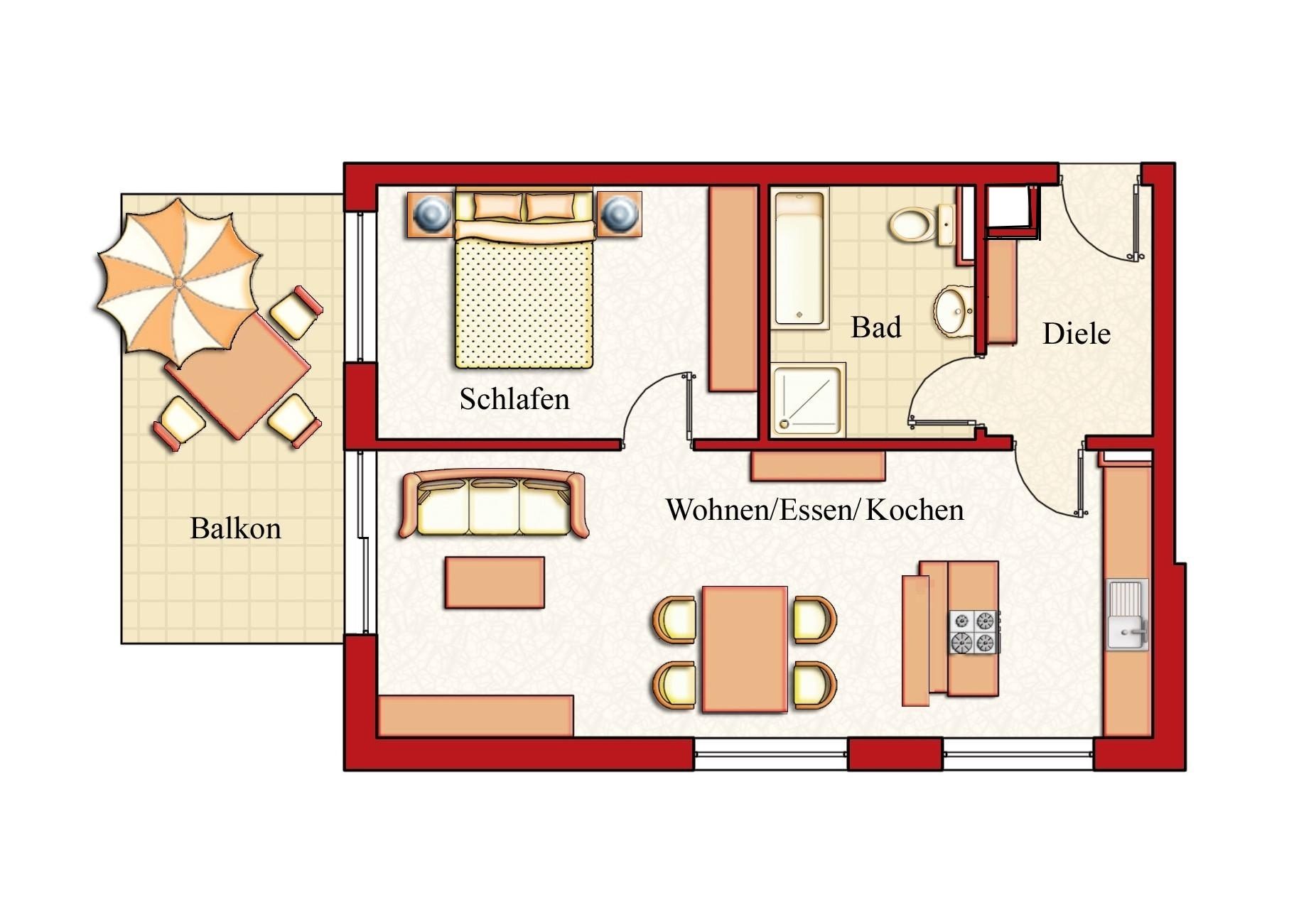 Tentschert Immobilien GmbH & Co. KG - Immobilienangebot - 89075 Ulm - Stadt Ulm - Wohnungen - Schöne 2,5-Zimmer-Neubau-Wohnung - Erstbezug