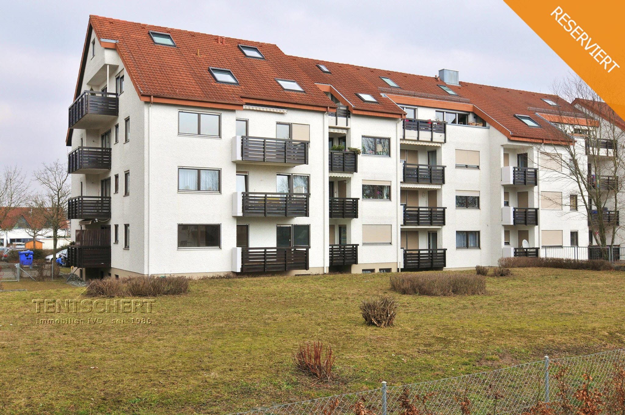 001KurzAnsicht – Blick zum Balkon Tentschert Immobilien GmbH & Co. KG - Immobilienangebot - 89075 Ulm - Böfingen - Wohnungen - Schöne, lichtdurchflutete 2-Zimmer-Wohnung