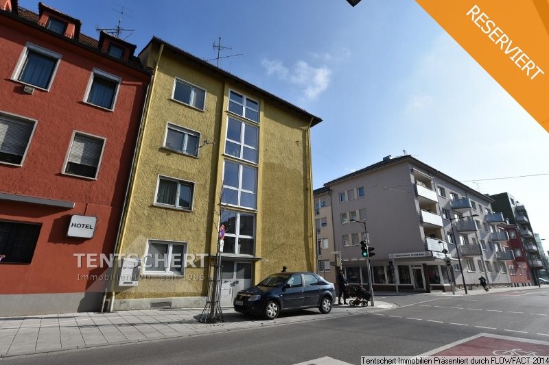 001KurzGebäudeansicht Tentschert Immobilien GmbH & Co. KG - Immobilienangebot - 89231 Neu-Ulm - Mitte - Dachgeschosswohnung - 2-Zimmer Wohnung mit Ausbaupotenzial - PROVISIONSFREI !