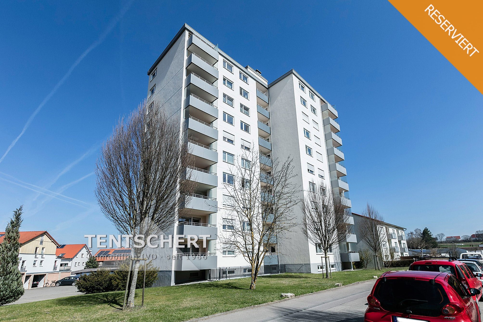 001KurzGebäude Ansicht Tentschert Immobilien GmbH & Co. KG - Immobilienangebot - 89584 Ehingen - Ehingen - Wohnungen - Gepflegte 3,5-Zimmer mit toller Aussicht