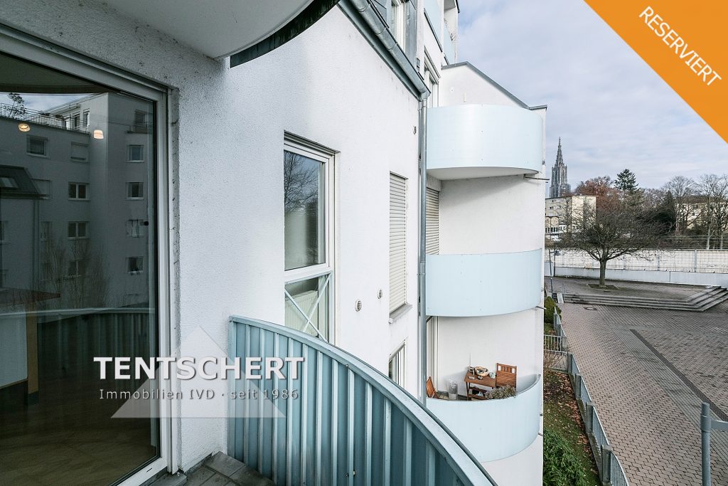 Tentschert Immobilien GmbH & Co. KG - Immobilienangebot - 89077 Ulm - Weststadt - Wohnungen - Ideale Kapitalanlage: 1-Zi.-App. mit Balkon & Duplexparker