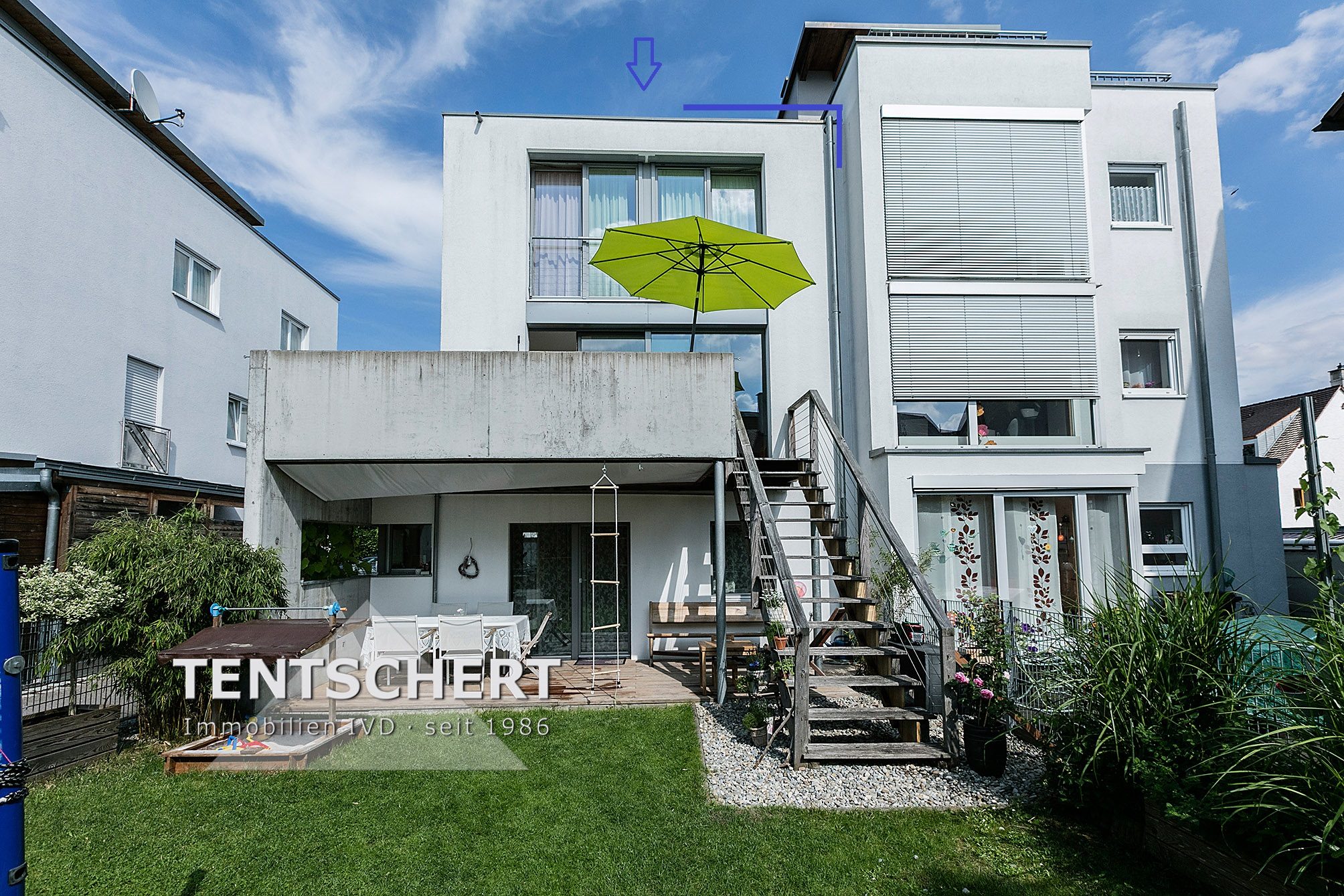 Tentschert Immobilien GmbH & Co. KG - Immobilienangebot - 89077 Ulm - Söflingen - Doppelhaushälfte - Moderne DHH im Herzen von Ulm-Söflingen