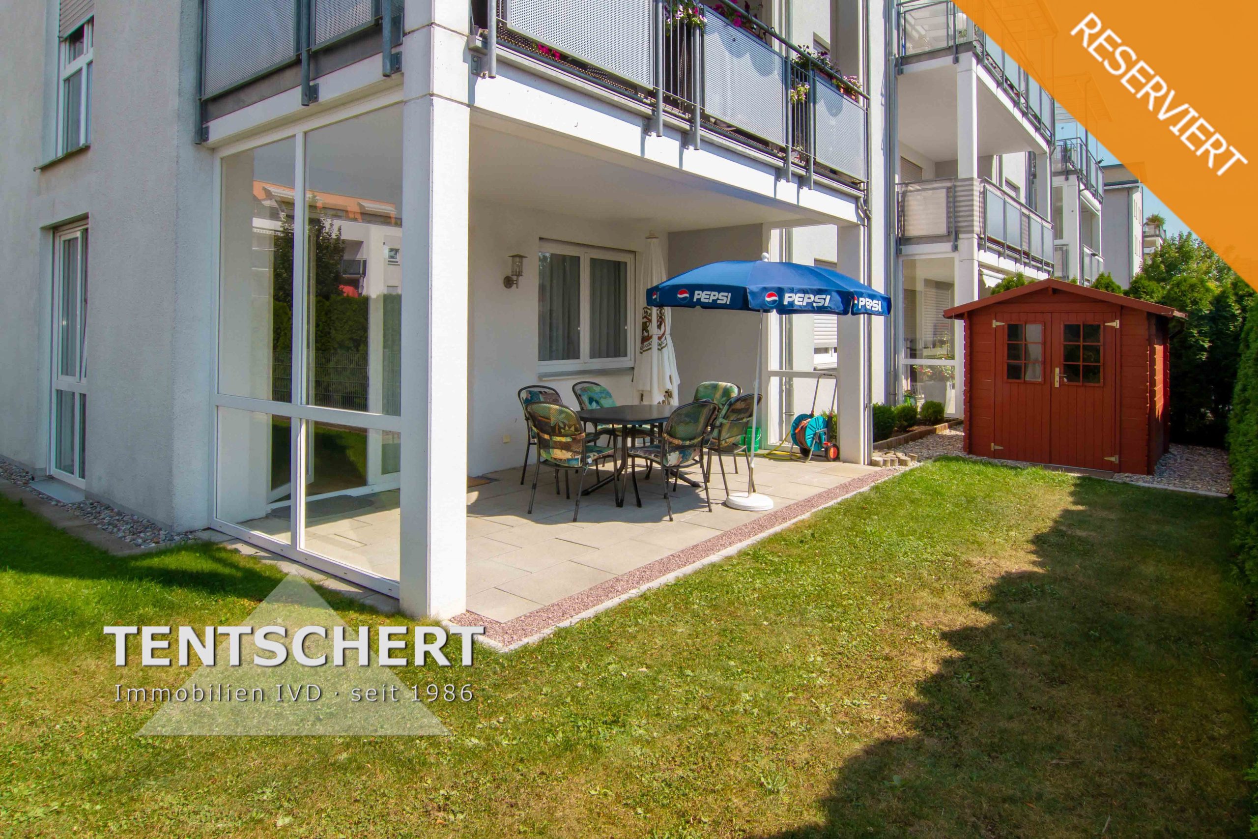 Tentschert Immobilien GmbH & Co. KG - Immobilienangebot - 89231 Neu-Ulm - Wiley - Wohnungen - Neu-Ulm / WILEY: Schöne 4-Zimmer-Wohnung mit Terrasse und Gartenanteil