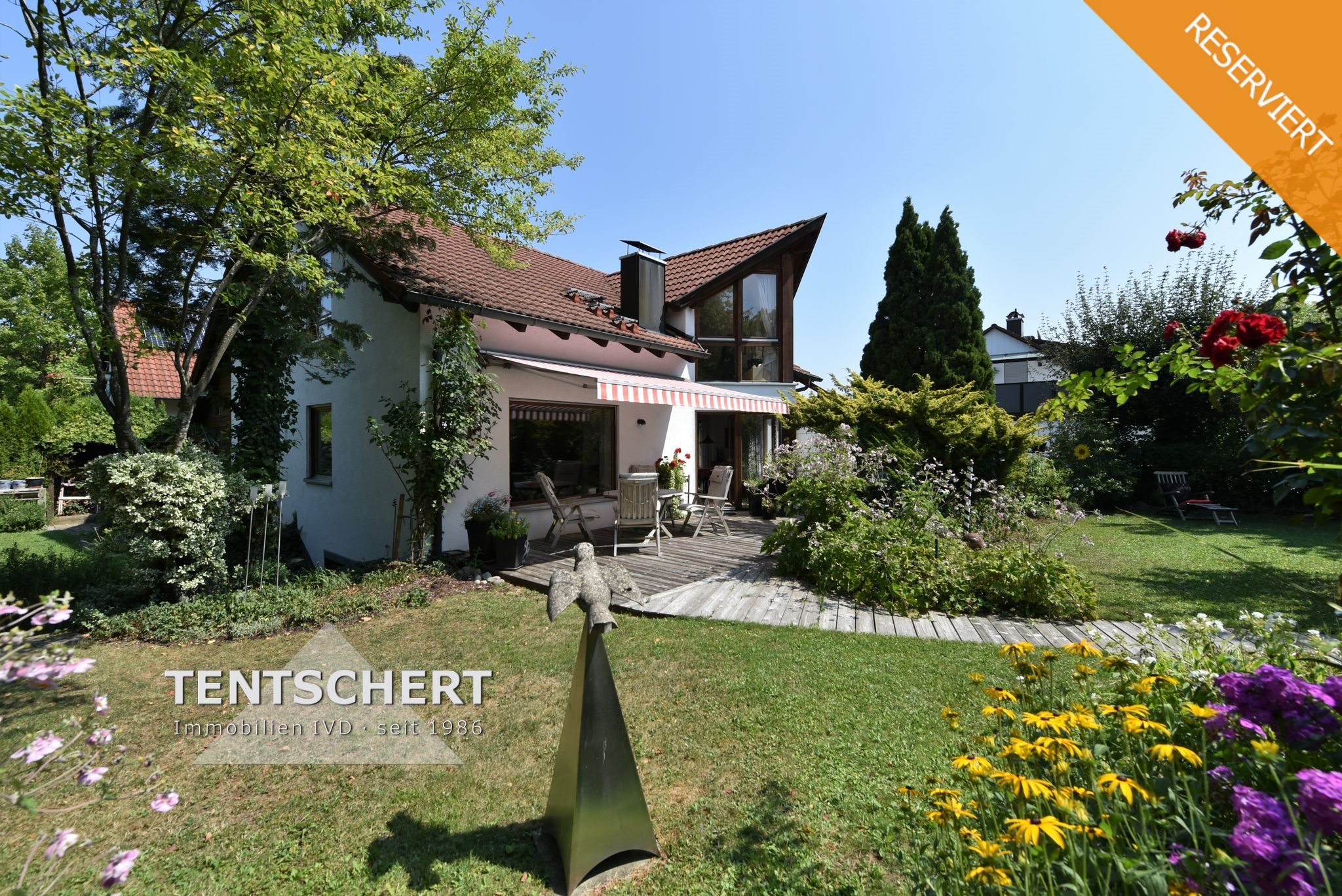 Tentschert Immobilien GmbH & Co. KG - Immobilienangebot - 89075 Ulm - Eselsberg - Einfamilienhaus - Topgepflegtes Wohnhaus mit idyllischem Garten