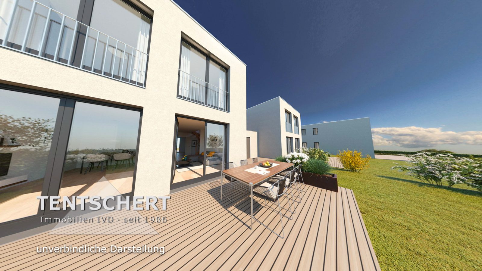 Tentschert Immobilien GmbH & Co. KG - Immobilienangebot - 89233 Neu-Ulm - Reutti - Reihenhaus - Liebenswert - lebenswert l NEUBAU Kettenhaus l provisionsfrei