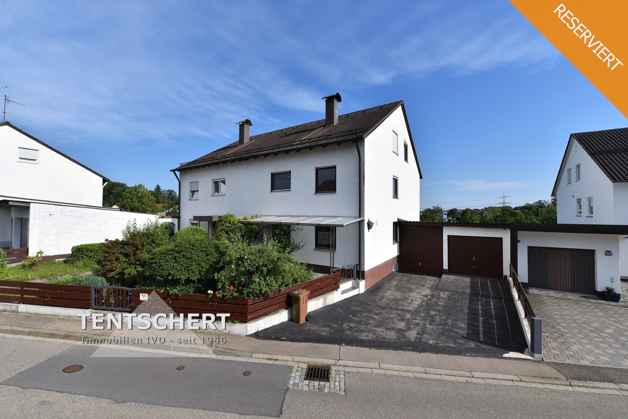 001KurzAnsicht Tentschert Immobilien GmbH & Co. KG - Immobilienangebot - 89250 Senden - Senden - Doppelhaushälfte - Doppelhaushälfte mit Potenzial *PROVISIONSFREI*