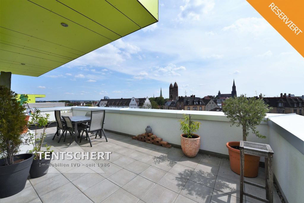 Tentschert Immobilien GmbH & Co. KG - Immobilienangebot - 89075 Ulm - Oststadt - Penthouse - Penthouse mit traumhafter Dachterrasse!