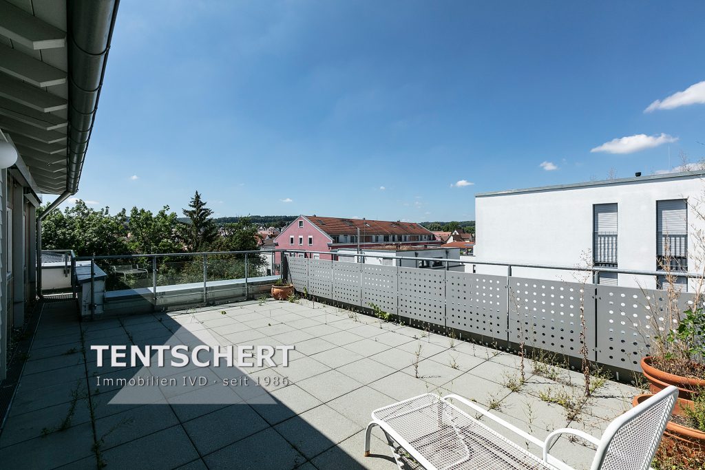 Tentschert Immobilien GmbH & Co. KG - Immobilienangebot - 89077 Ulm - Söflingen - Wohnungen - Ulm-Söflingen: Penthouse-Whg. mit Dachterrasse und 2x TG