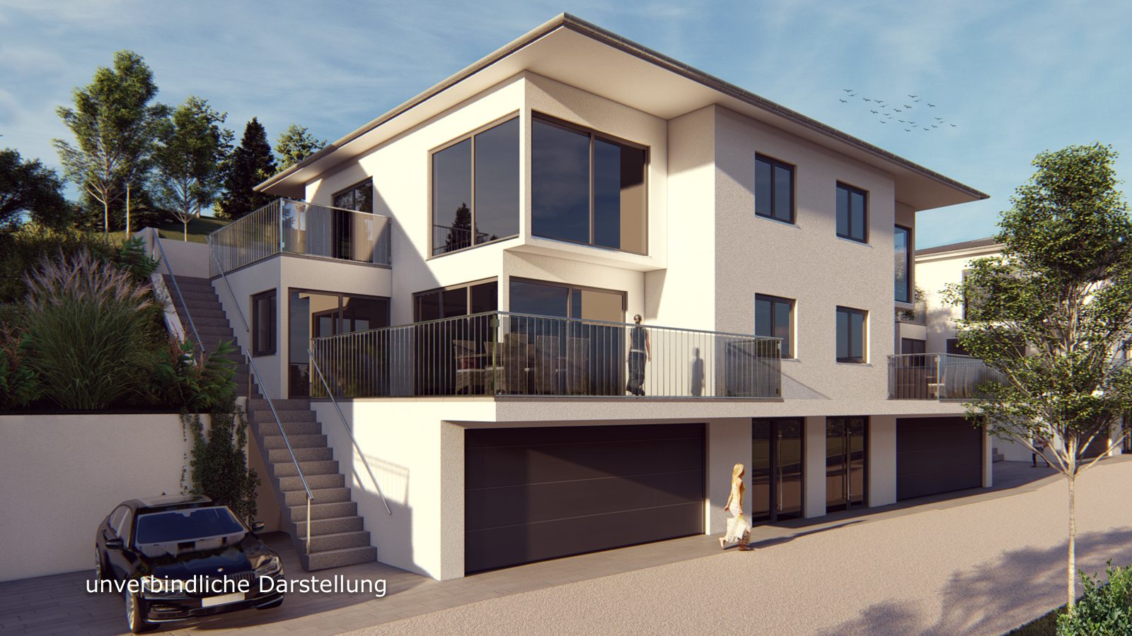 Tentschert Immobilien GmbH & Co. KG - Immobilienangebot - 89278 Nersingen - Nersingen - Doppelhaushälfte - Familienidylle - NEUBAU Doppelhaushälfte *PROVISIONSFREI*