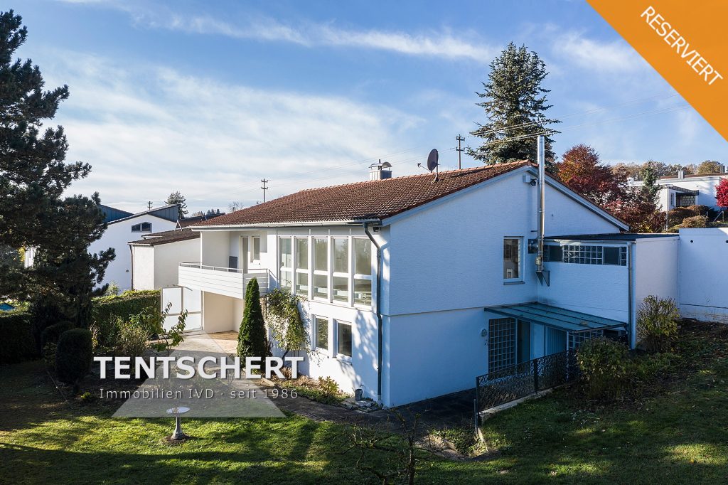 Tentschert Immobilien GmbH & Co. KG - Immobilienangebot - 89275 Elchingen - Elchingen - Einfamilienhaus - Lichtdurchflutetes EFH mit herrlichem Alpenblick