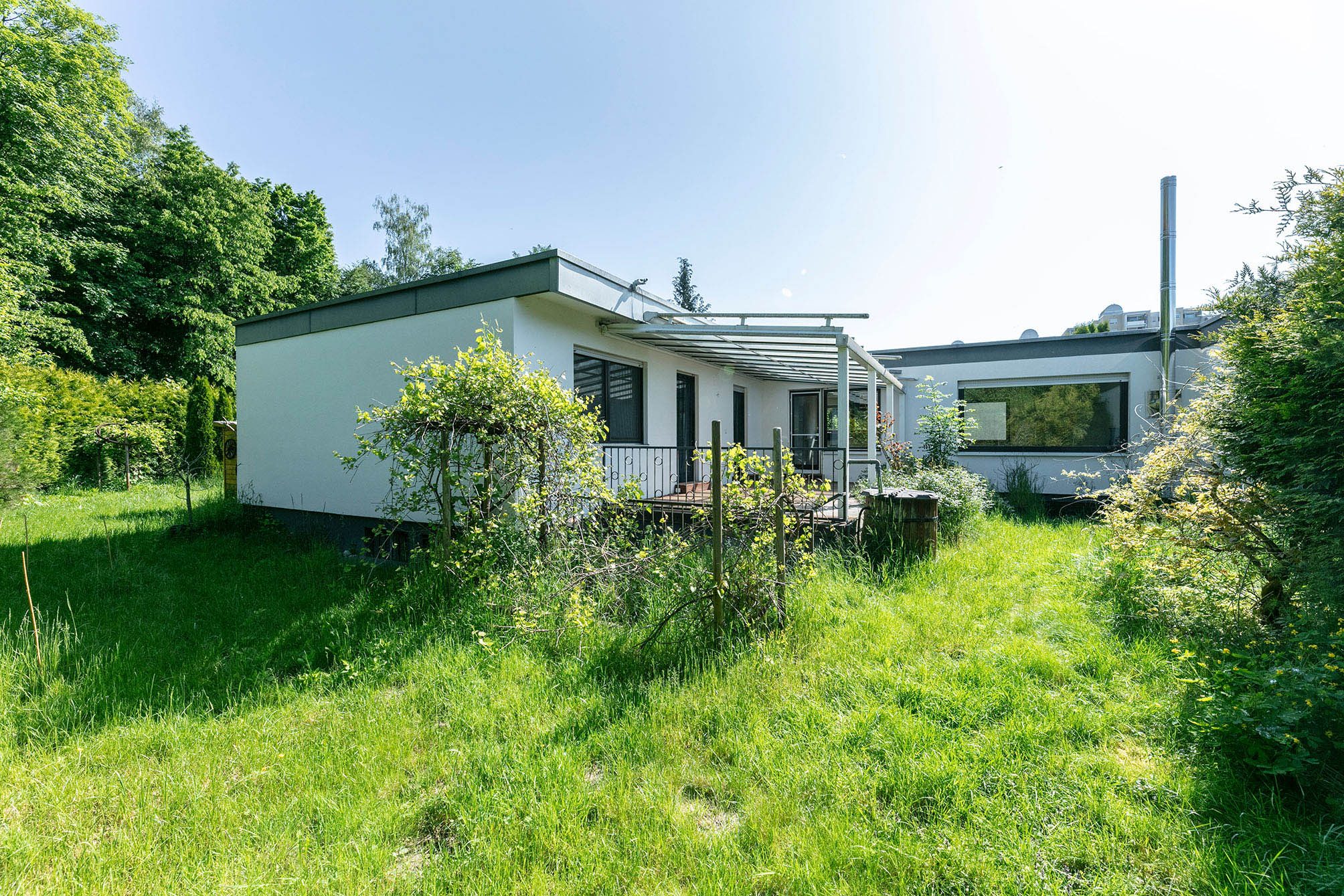 Tentschert Immobilien GmbH & Co. KG - Immobilienangebot - 89073 Ulm - Wiblingen - Einfamilienhaus - - Wohnen im Grünen - Bungalow in Ulm-Wiblingen