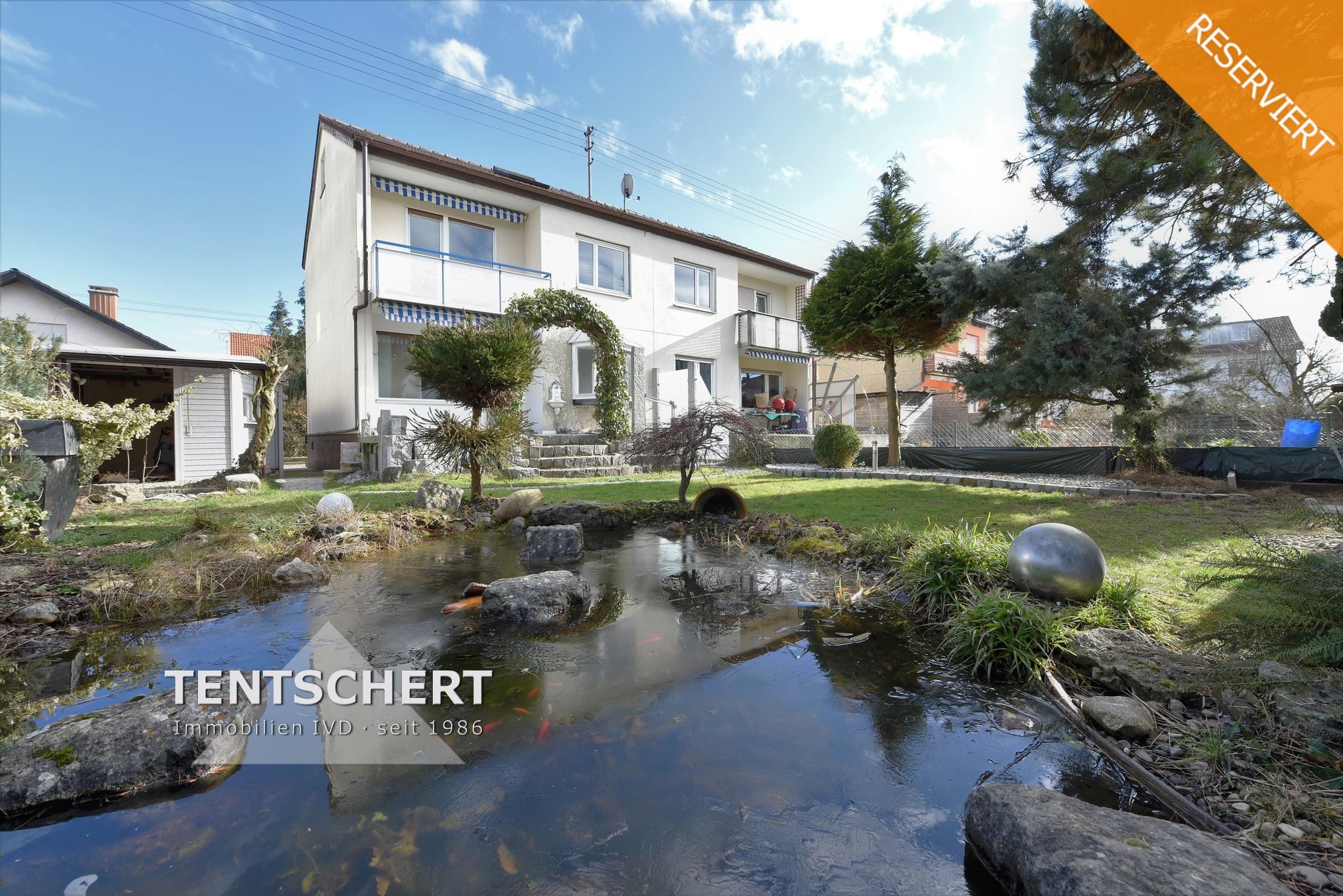 Tentschert Immobilien GmbH & Co. KG - Immobilienangebot - 89233 Neu-Ulm - Burlafingen - Doppelhaushälfte - Schöne Doppelhaushälfte in ruhiger Lage