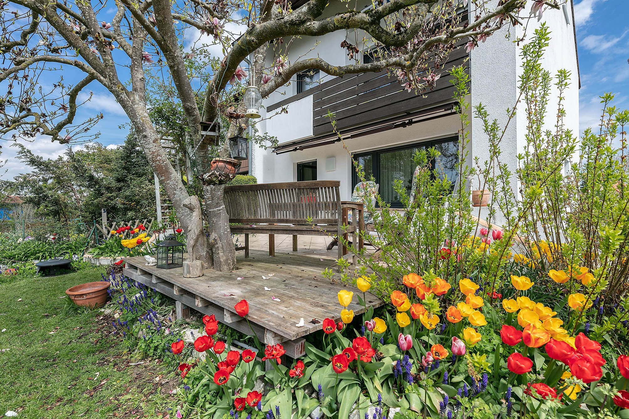 Tentschert Immobilien GmbH & Co. KG - Immobilienangebot - 89233 Neu-Ulm - Gerlenhofen - Reiheneckhaus - Ein Platz an der Sonne!
