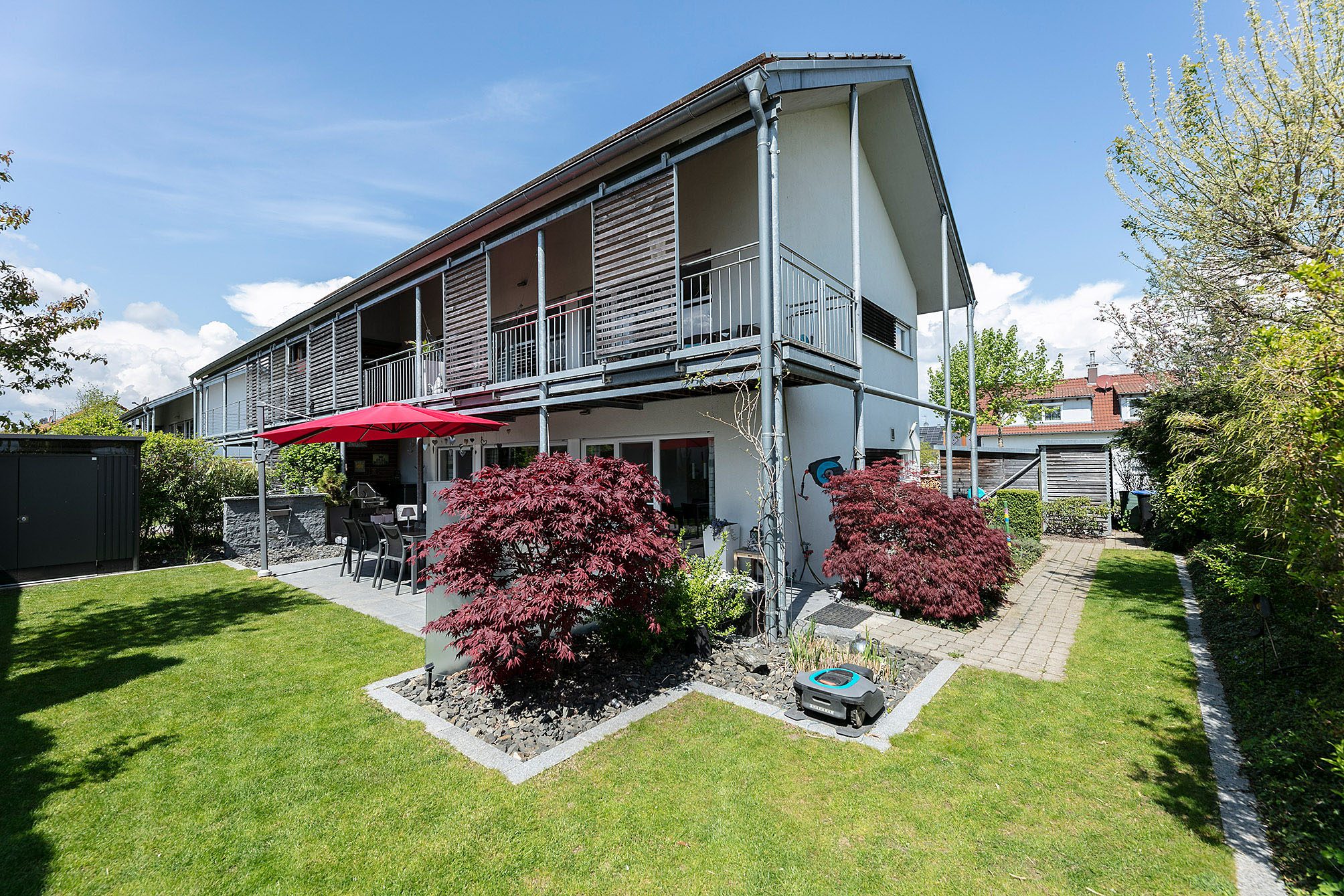 Tentschert Immobilien GmbH & Co. KG - Immobilienangebot - 89155 Erbach-Dellmensingen - Erbach - Doppelhaushälfte - * Die besondere Doppelhaushälfte * Moderne, lichtdurchflutete Architektur