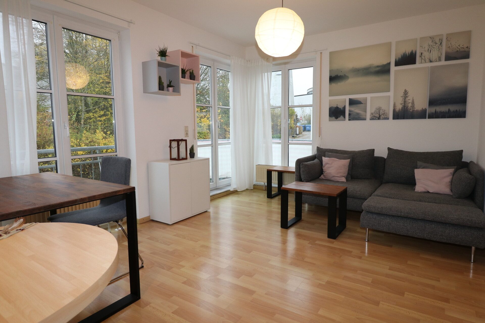 Immobilienangebot - Ulm - Alle - Kuschelige Single-Wohnung - für 18 Monate - komplett möbliert