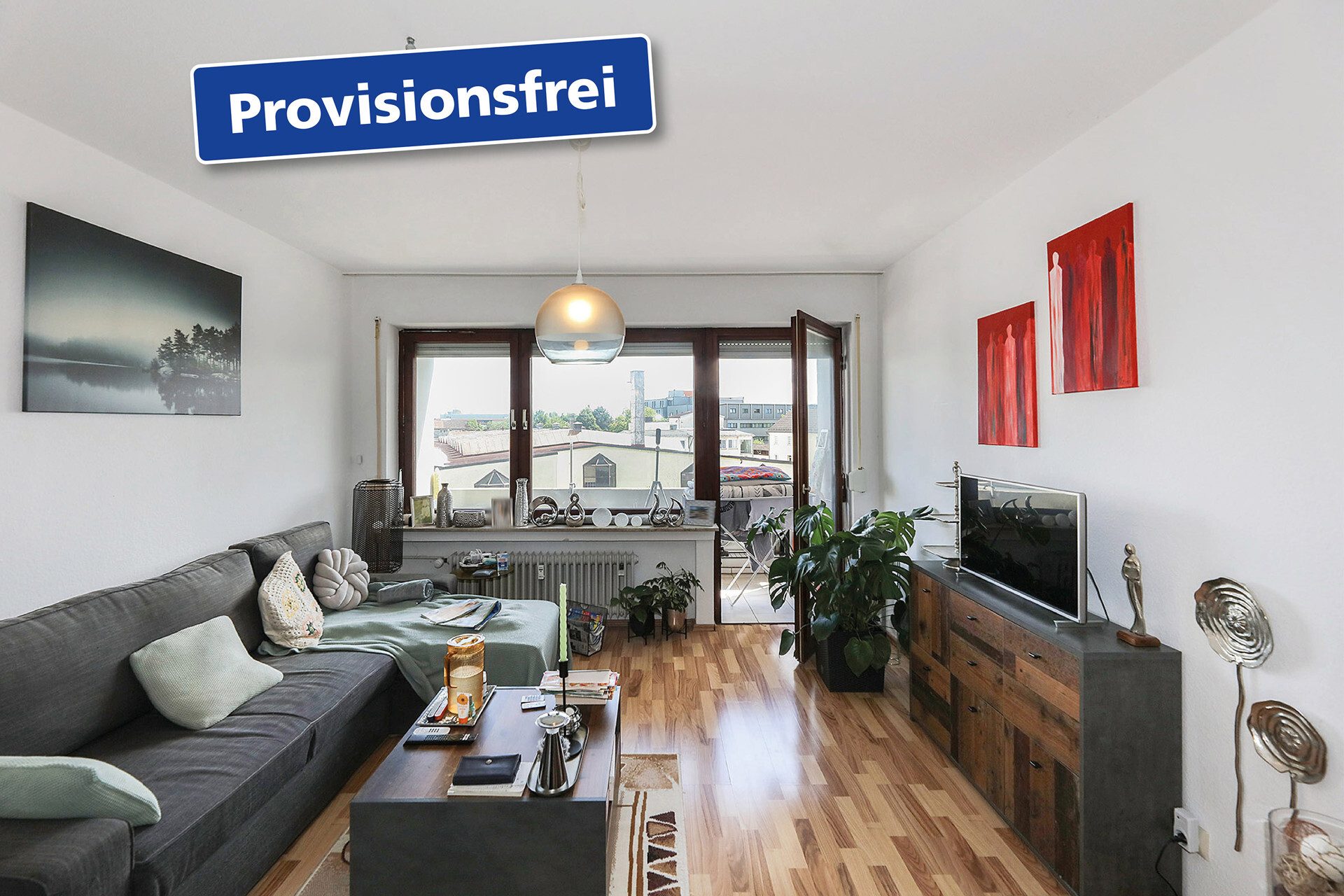 Immobilienangebot - Neu-Ulm - Alle - - Zentral in Neu-Ulm gelegen - 
1-Zimmer-Wohnung mit Balkon