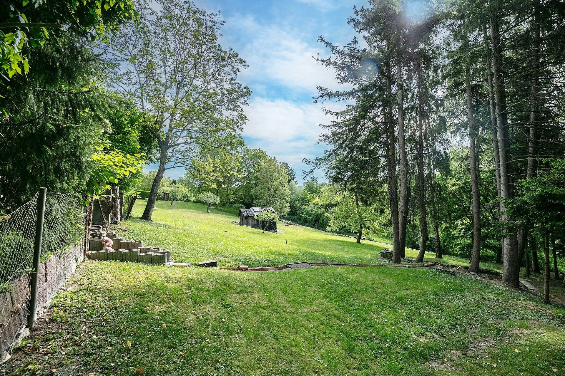 Immobilienangebot - Ulm - Alle - Freizeitgrundstück im Grünen mit idyllischem Bachlauf