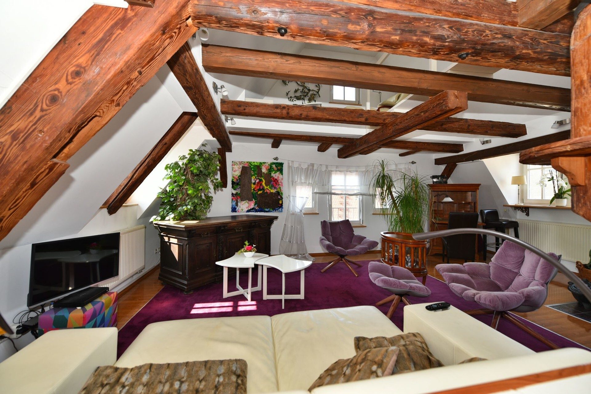 Immobilienangebot - Ulm - Alle - Unikat über den Dächern der Stadt - Stilvolle Maisonettewohnung mit Aufzug