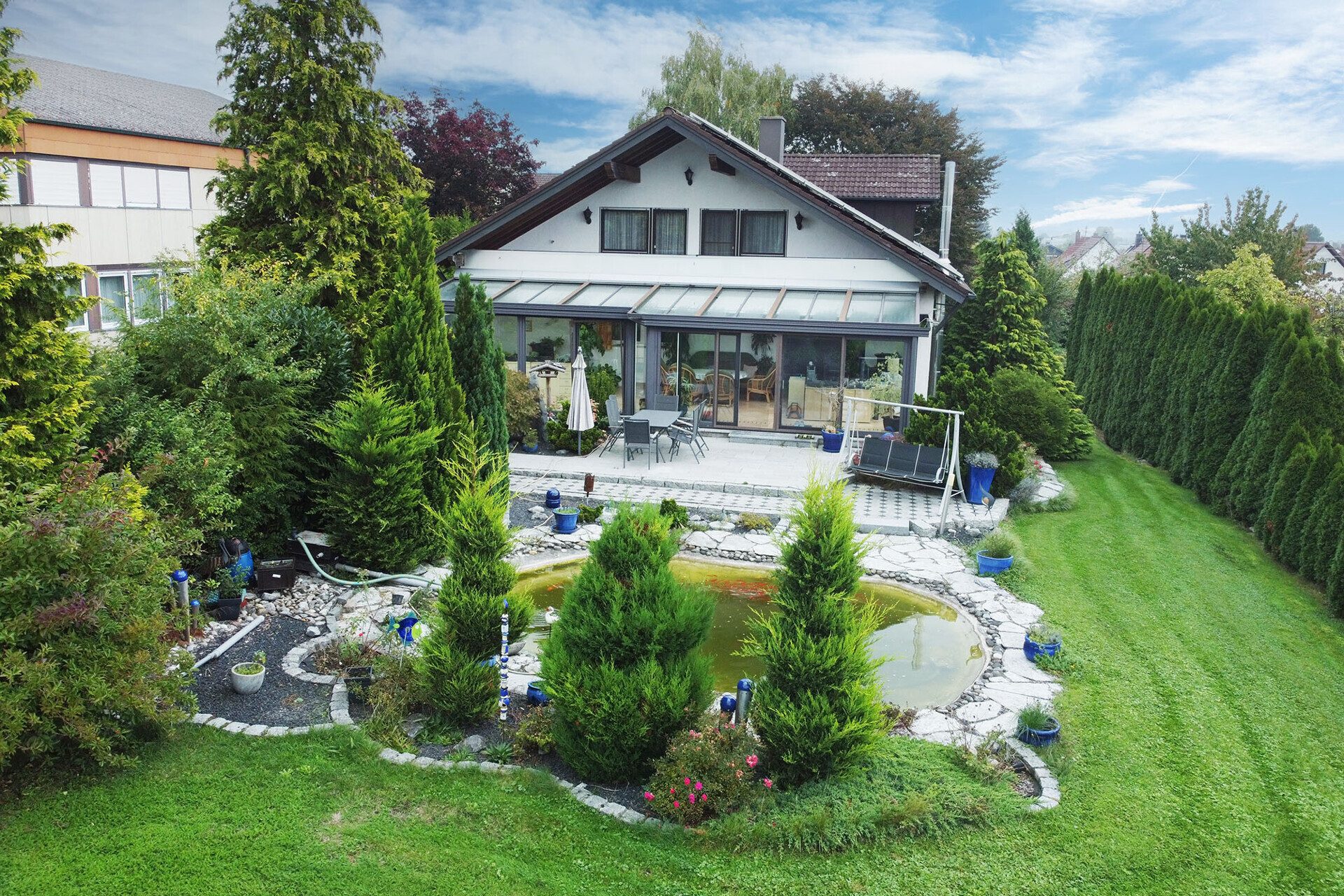 Immobilienangebot - Ulm - Einsingen - Alle - Ein Zuhause mit ELW in traumhaftem Garten-Idyll