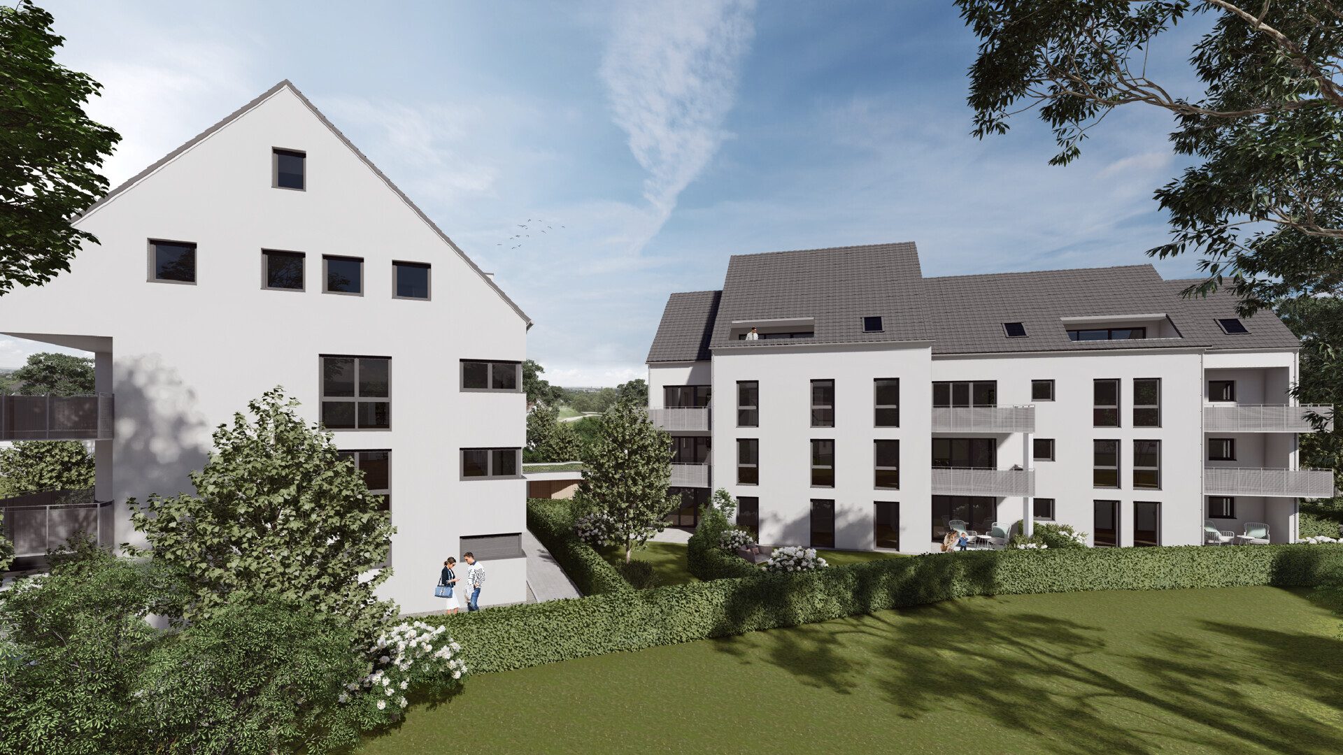 Titelbild Immobilienangebot - Illerkirchberg / Unterkirchberg - Alle - Stilvoll wohnen im Obergeschoss – sonniger Balkon inklusive